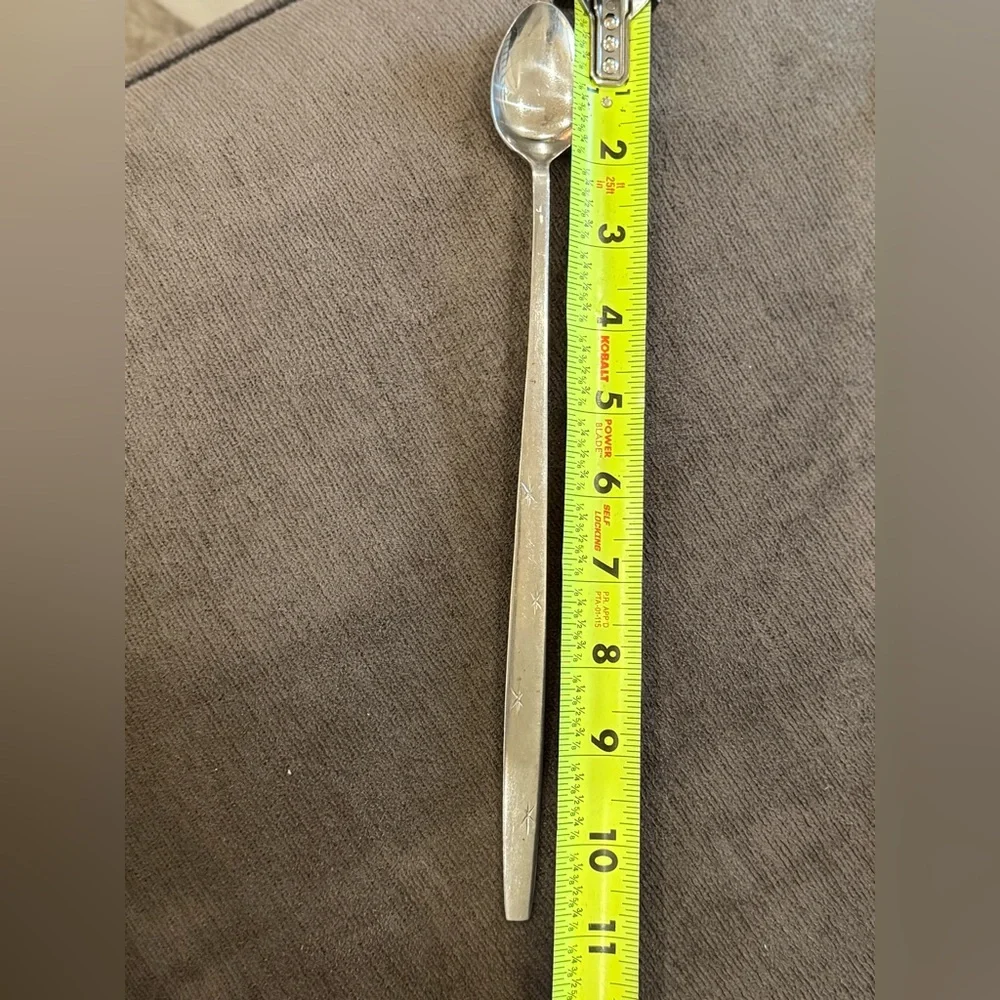 Heavenly Star Long Ice Tea‎ Spoon Atomic Star Burst Stainless MCM Japan